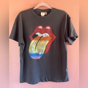 H&M Dark Gray Rolling Stones Bad Tee